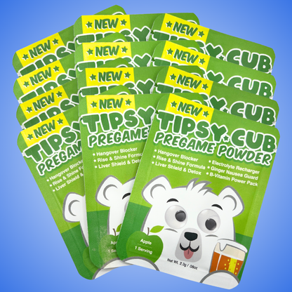 TIPSY*CUB Pregame Powder 12-Pack